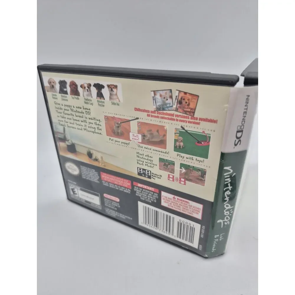 Nintendogs: Lab & Friends (Nintendo DS, 2005) CIB Complete Tested Working